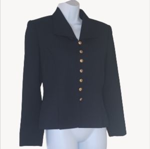 KASPER ASL Navy Blue Jacket, sz 6P